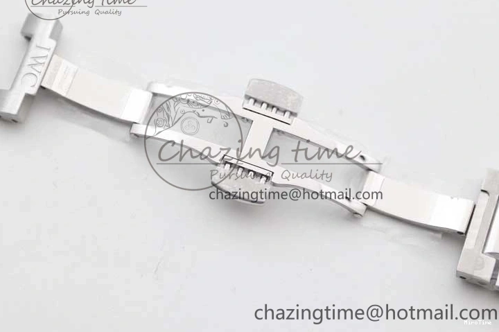 MIROTIME 0819 FastDry Portugieser Chronograph IW371615 ZF Best Edition Green Dial on SS Bracelet A7750 (Slim Movement) 7038